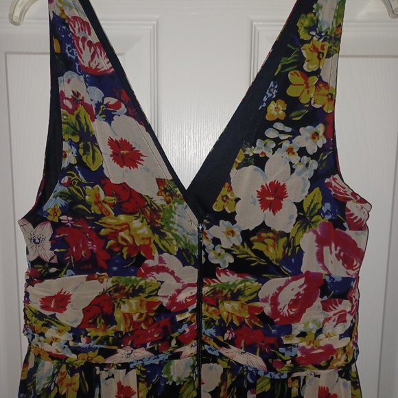 Ever Pretty Pleated Sleeveless V-Neck Chiffon Maxi Dress Size XL - Picture 5 of 8